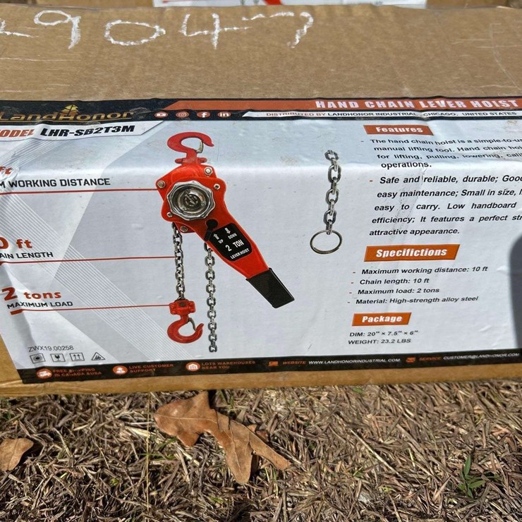 LandHonor LHR-SB2T3M 2-Ton Chain Hoist