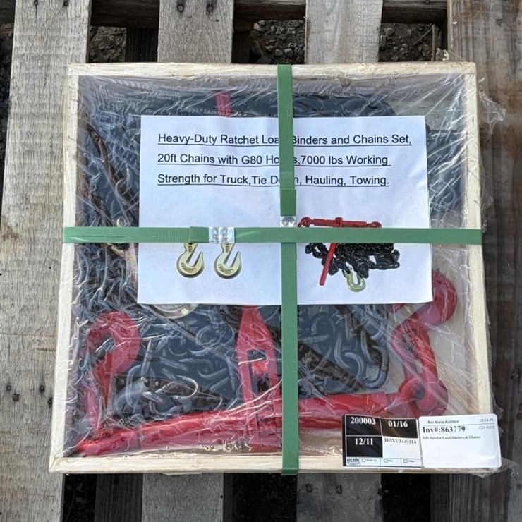 HD Ratchet Load Binders & Chains