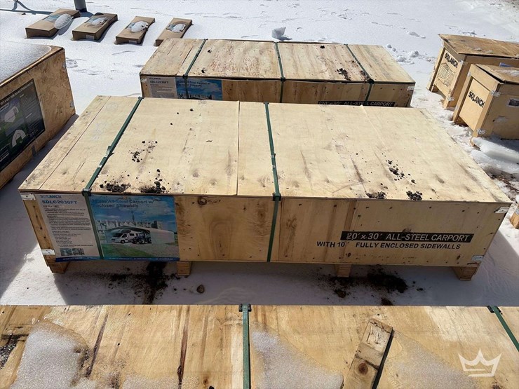 2025-sdlanch-sdlc2030ft-all-steel-carport-with-sidewalls-image-1