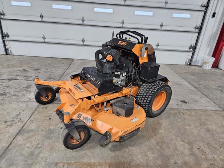 #106-•-2022-scag-v-ride-ii-fuel-injected-stand-on-mower-image-1