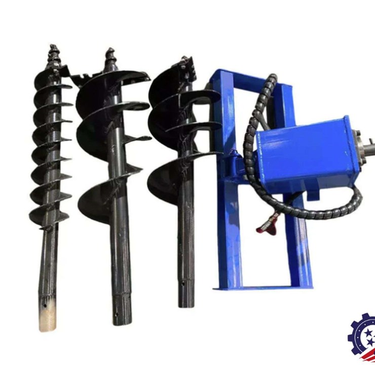 2026 AGT SSECAG-Y With 3 Bits Skid Steer Auger Attachment