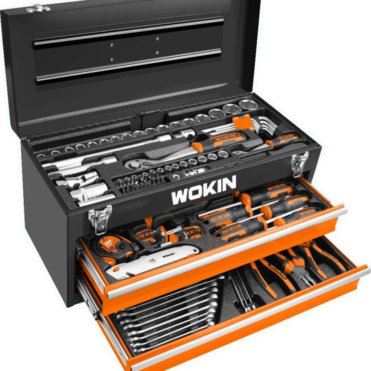 New Unused Wokin Tool 98 PC Tool Chest Set