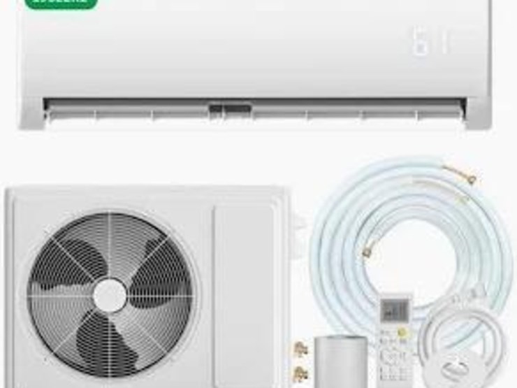 new-unused-cool-living-12,000-btu-mini-split-heat-&-cool-complete-diy-kit---115-volt-(2-pcs)-image-1