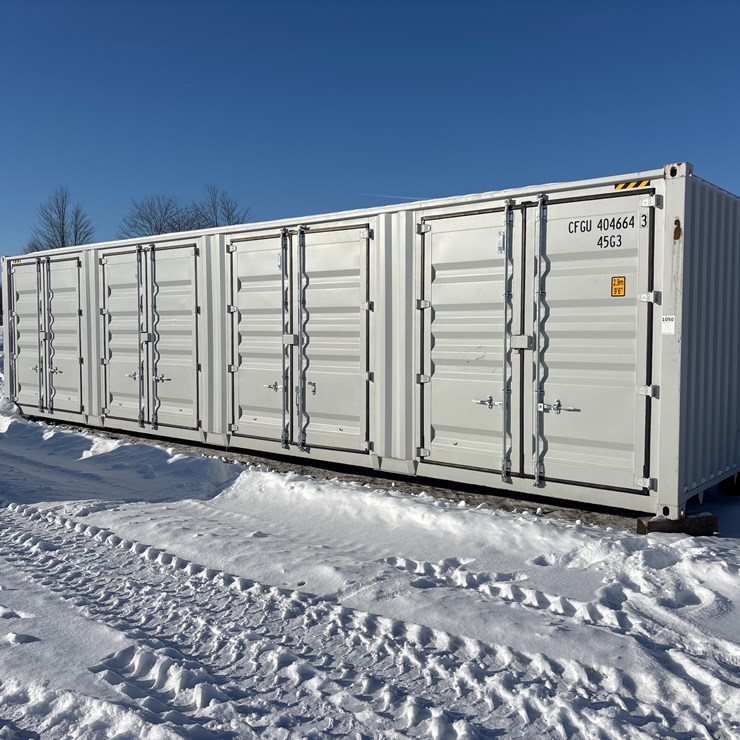 #1050 • 40’ one trip high cube multi door storage container CFGU4046643