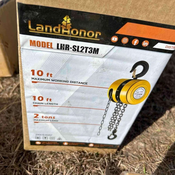 LandHonor LHR-SL2T3M 2-Ton Chain Hoist