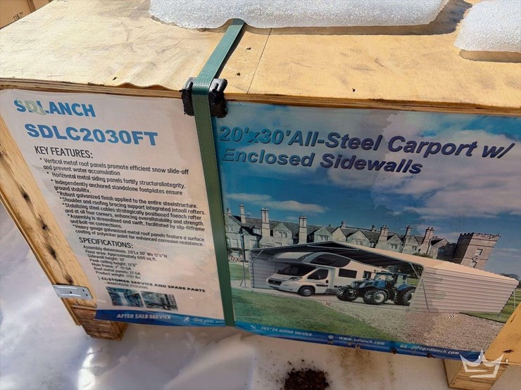 2025-sdlanch-sdlc2030ft-all-steel-carport-with-sidewalls-image-3