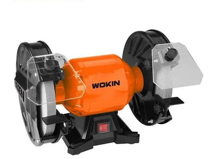new-unused-wokin-8"-industrial-bench-grinder-image-1