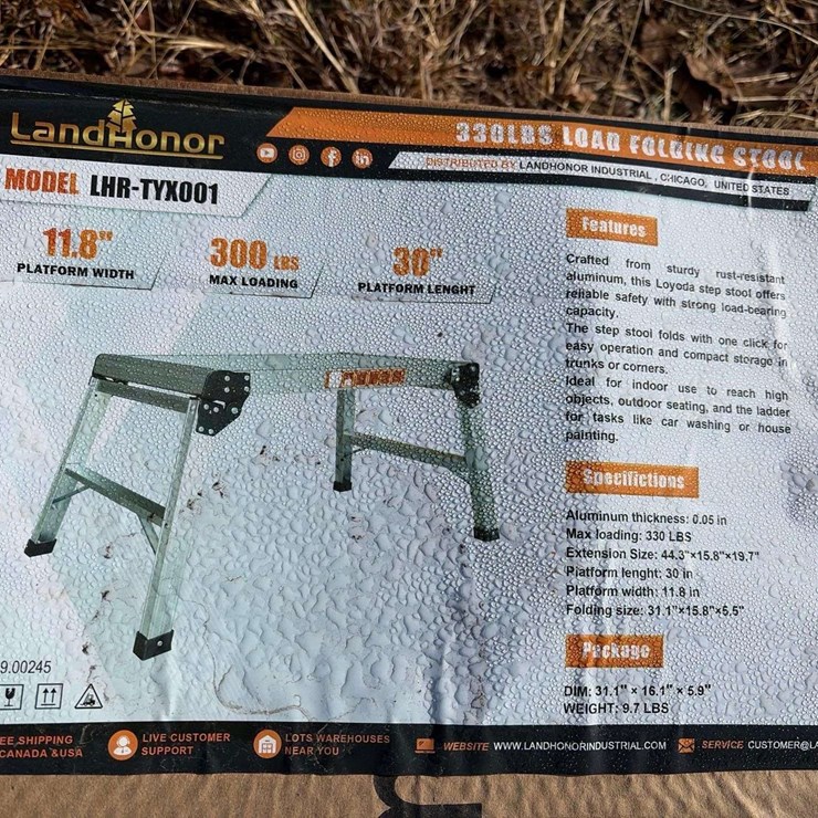 Landhonor load folding stool