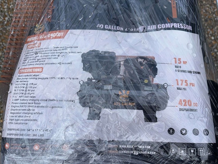 unused-40-gallon-truck-mounted-air-compressor-image-4