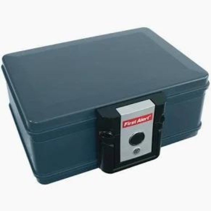 New Unused First alert 2013f .17 cu ft fire and water proof safe.