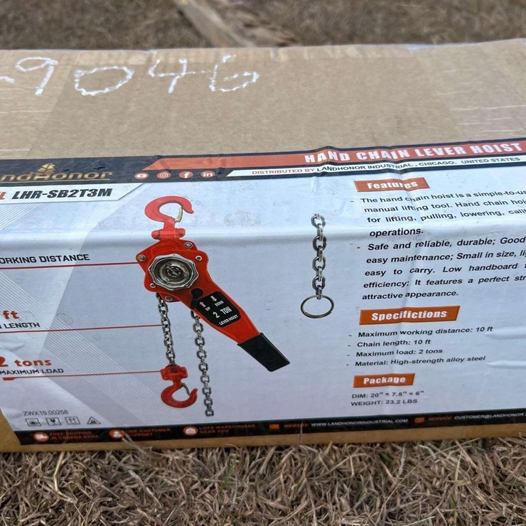 LandHonor LHR-SB2T3M 2-Ton Chain Hoist