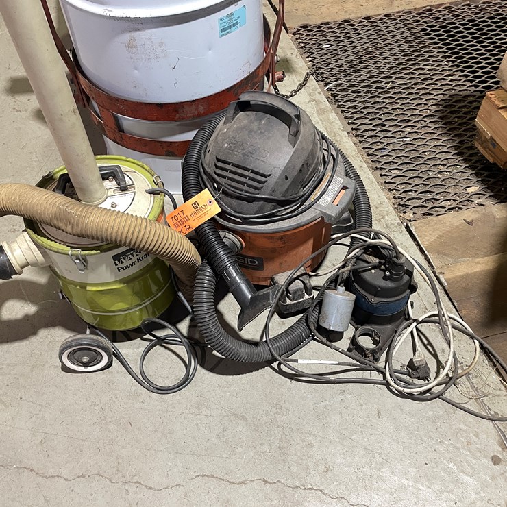 #7017 • Ridgid Shop Vac and More