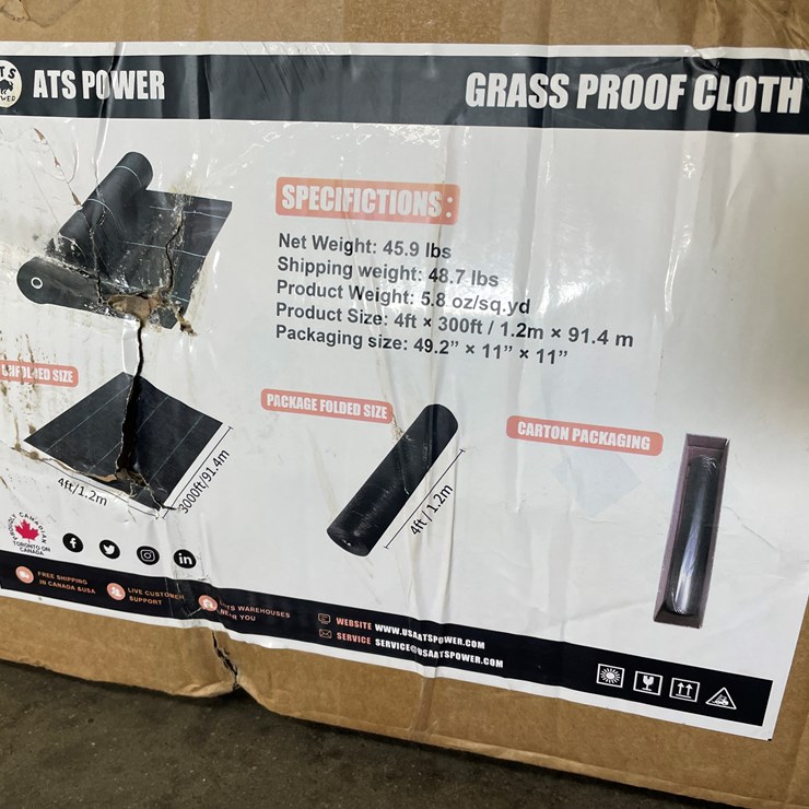 #2323 • ATS Power Grass Proof Landscaping Cloth