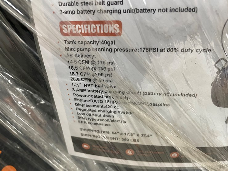 #2300-•-land-honor-40-gallon-2-stage-truck-mounted-air-compressor-image-8