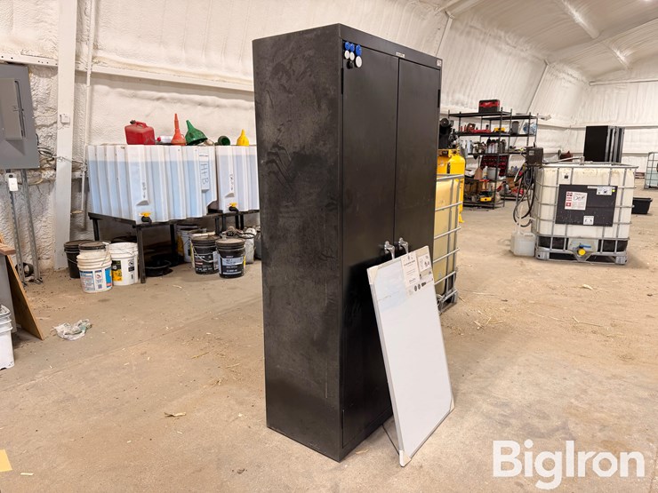 steel-cabinet-usa-4-shelf-cabinet-w/dry-erase-board-image-2