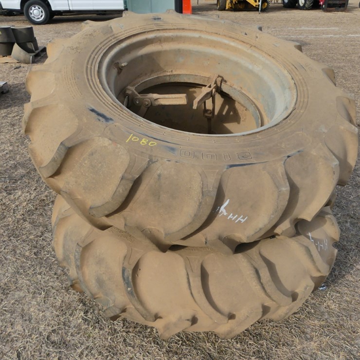 "Two" 12.4-24 Clamp on Duals