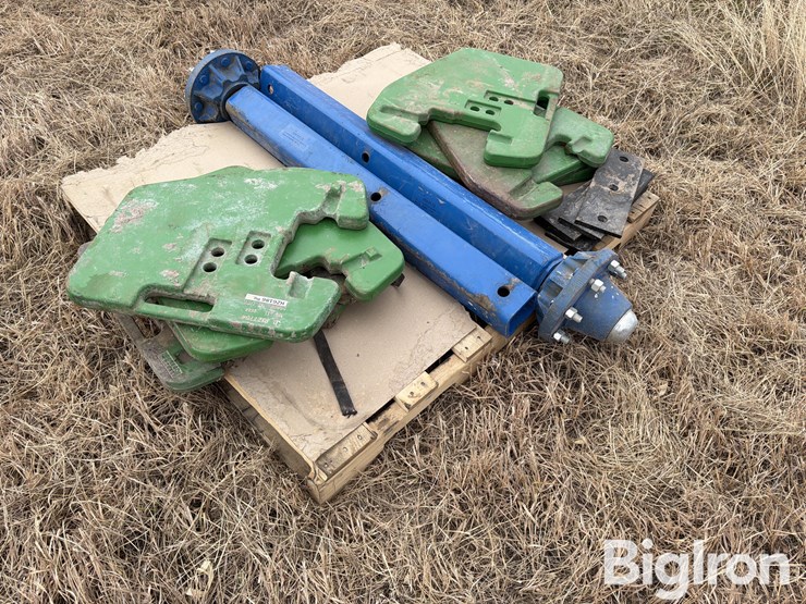 john-deere-tractor-weights-&-brandt-transport-wheel-extensions-image-1