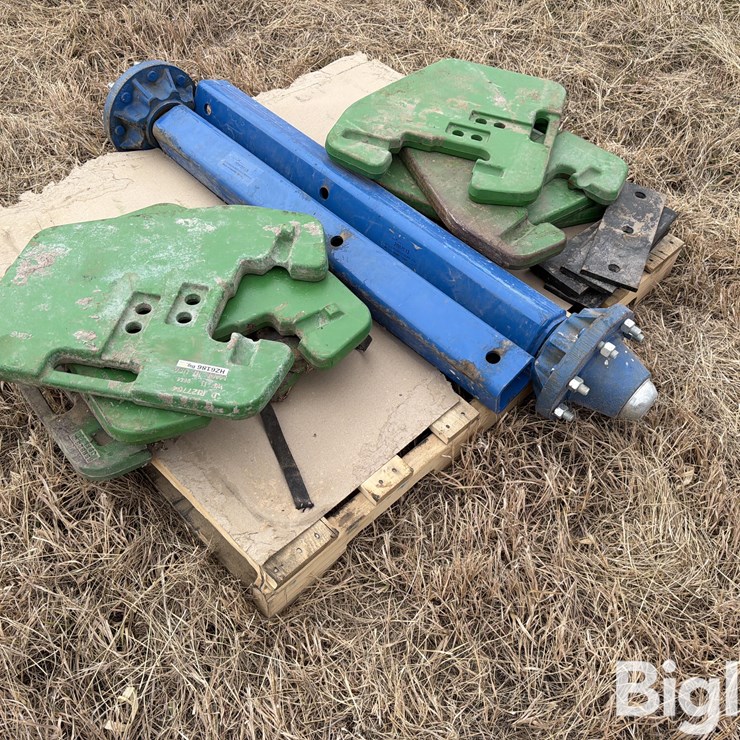 John Deere Tractor Weights & Brandt Transport Wheel Extensions
