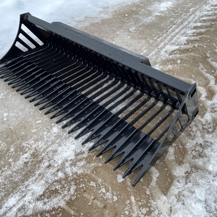 #2357 • Wolverine Mini Skid Steer Skeleton Bucket