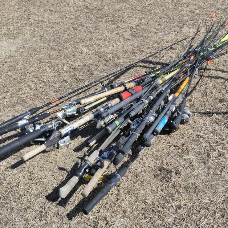 Assortment of Fishing Poles