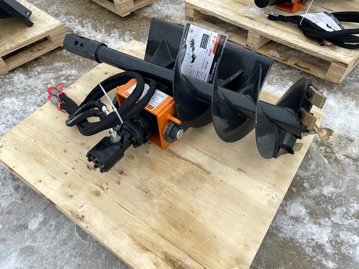 #2353-•-wolverine-mini-skid-steer-auger-drive-and-bit-image-1