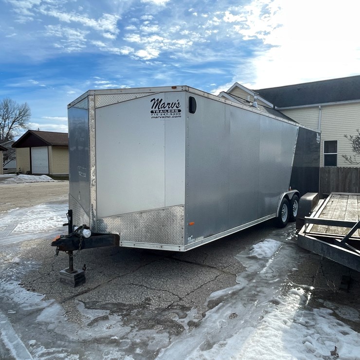 #4004 • 2016 Enclosed 24' RC Trailer (Has WI Title)