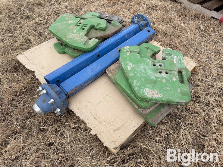 john-deere-tractor-weights-&-brandt-transport-wheel-extensions-image-2