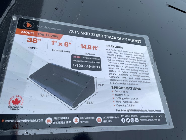 #2343-•-wolverine-universal-mount-track-duty-bucket-image-9