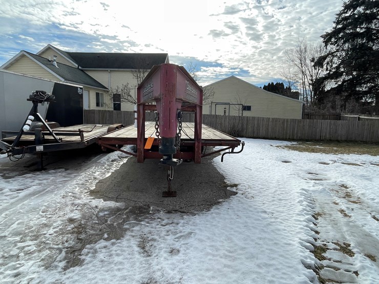 #4003-•-1997-high-view-mfg-25'-5th-wheel-flatbed-trailer-(wi-title-in-delay)-image-2