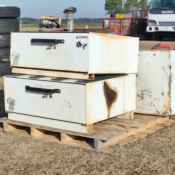 Two Rat Pack Tool Boxes and Fuel Tank
