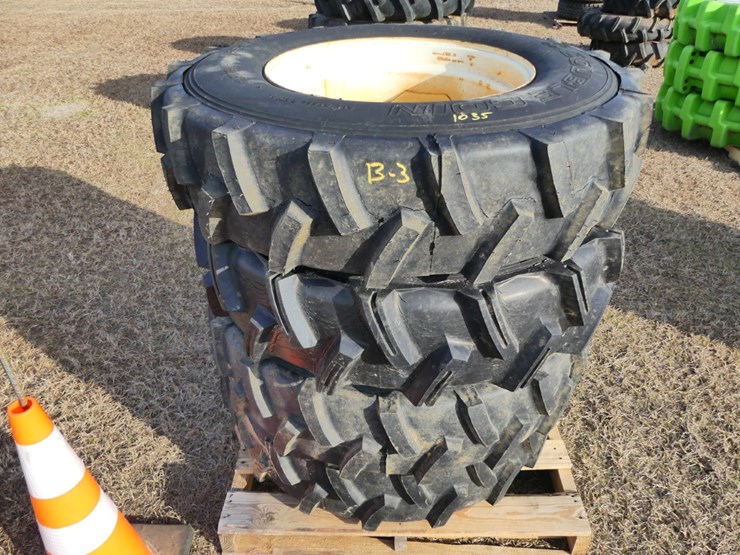 pallet-of-four-pivot-wheels-&-tires-image-1