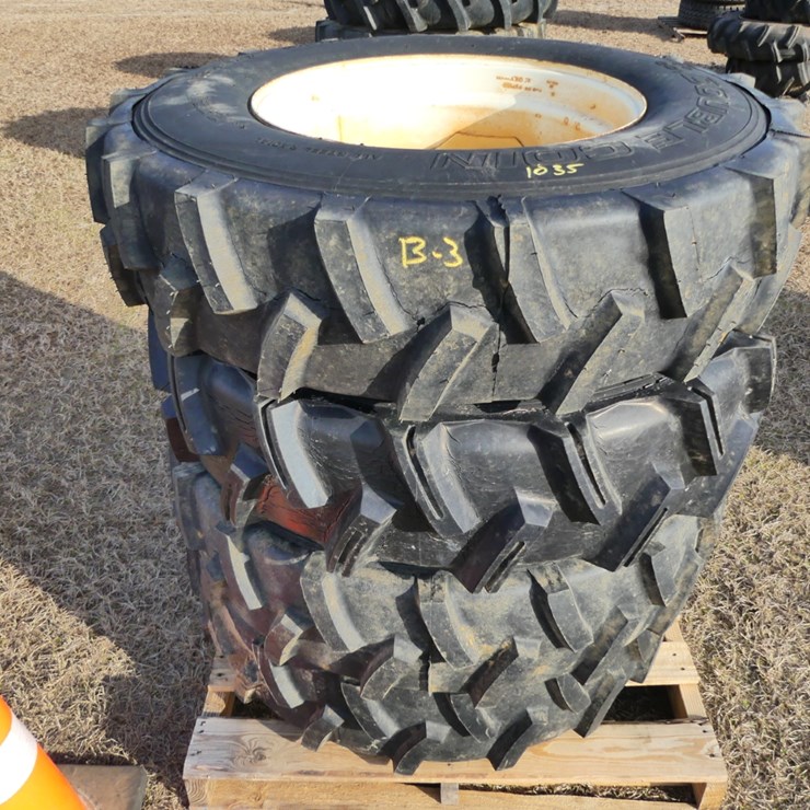 Pallet of Four Pivot Wheels & Tires