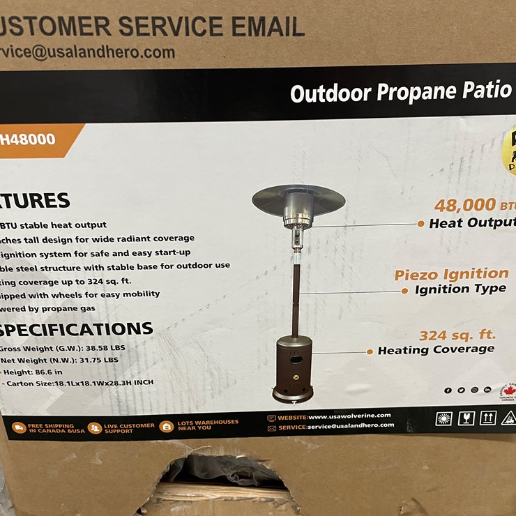 #2311 • ATS Power Outdoor Patio Heater