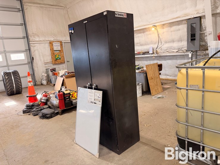 steel-cabinet-usa-4-shelf-cabinet-w/dry-erase-board-image-1