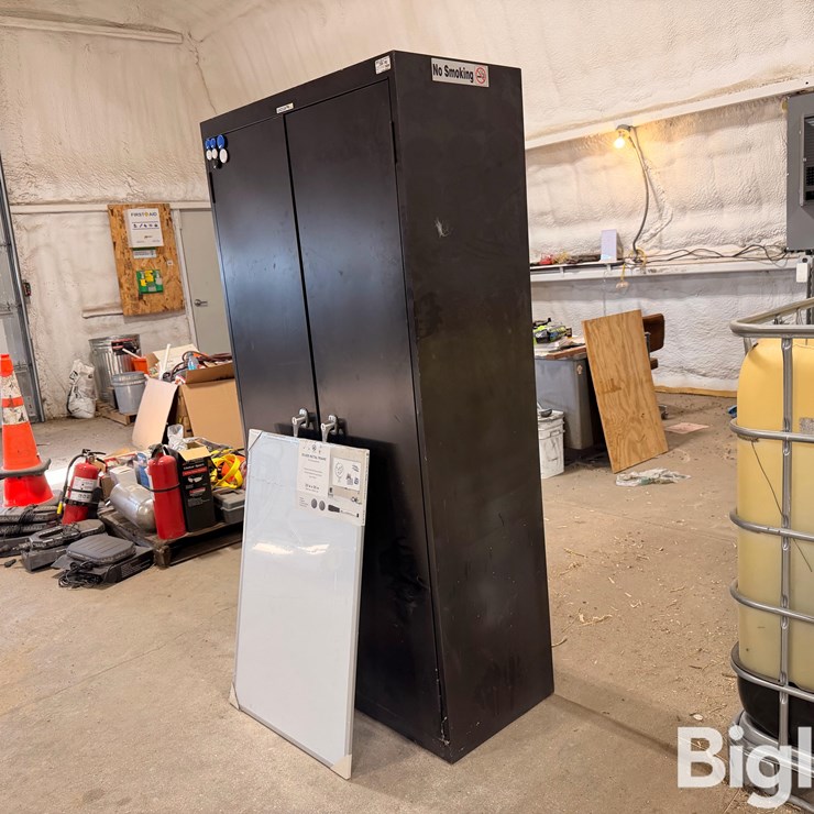 Steel Cabinet USA 4-Shelf Cabinet W/Dry Erase Board