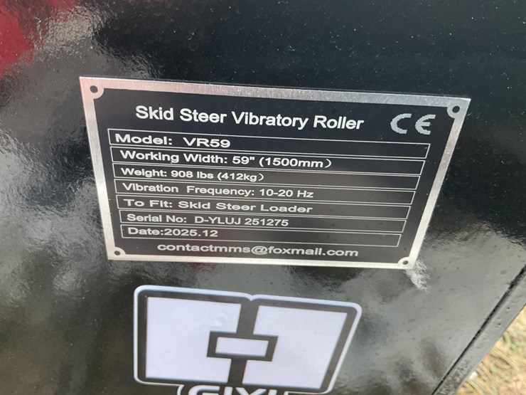 giyi-vr59-skid-steer-vibratory-roller,-59"-width,-908-lbs,-serial-d-yluj-251275-image-2