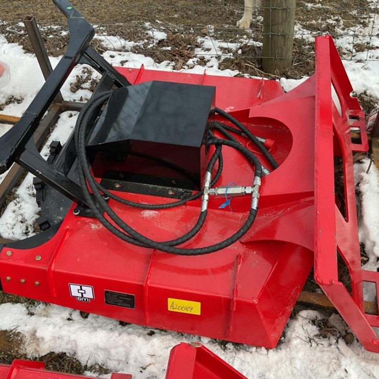 GIY GY-X-DM43 Skid Steer Disc Mulcher, 43" Width, 54 blades