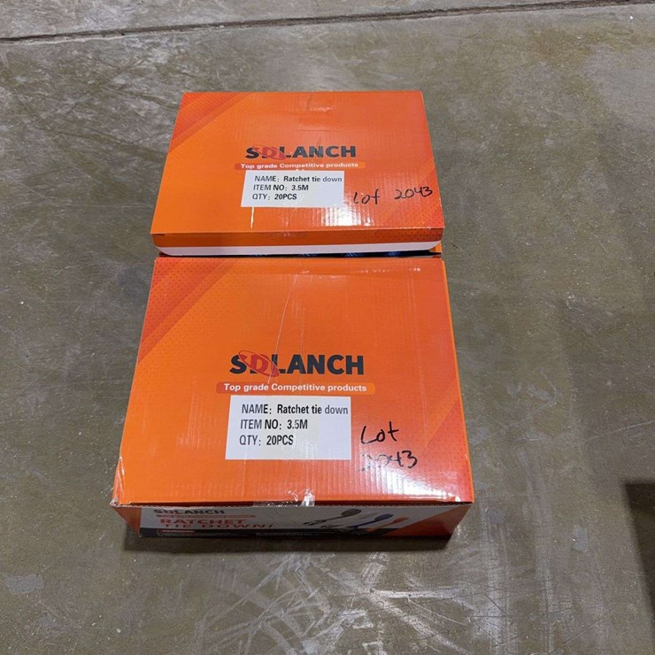(40) Ratchet Straps 3.5 Meters Long