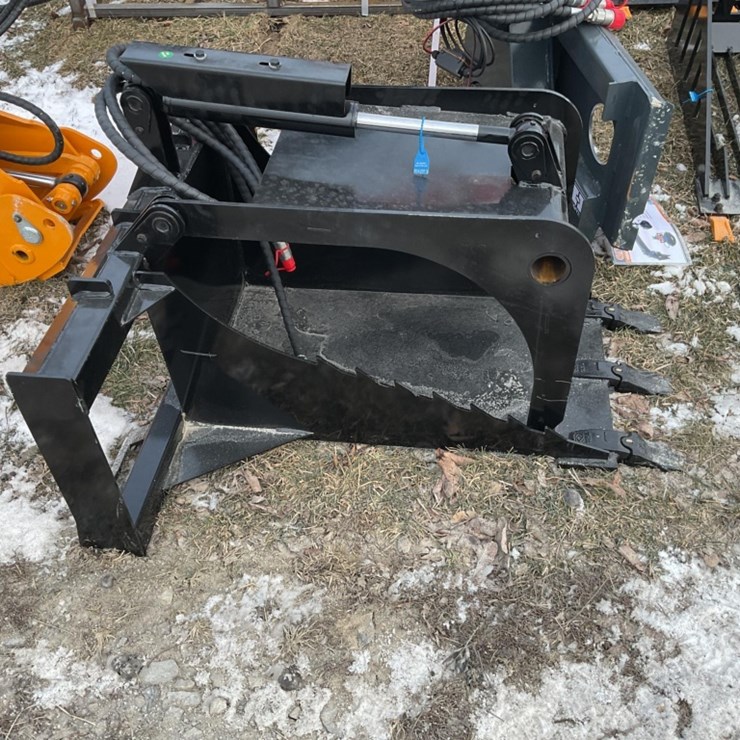 SGB20 Stump Grab Bucket, Fits Skid Steer Loader, 48" Max Opening, 5KN Force