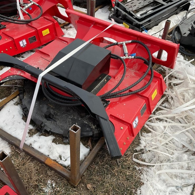 GIYI X-DM43 Skid Steer Disc Mulcher, 43" Width, 54 Blades