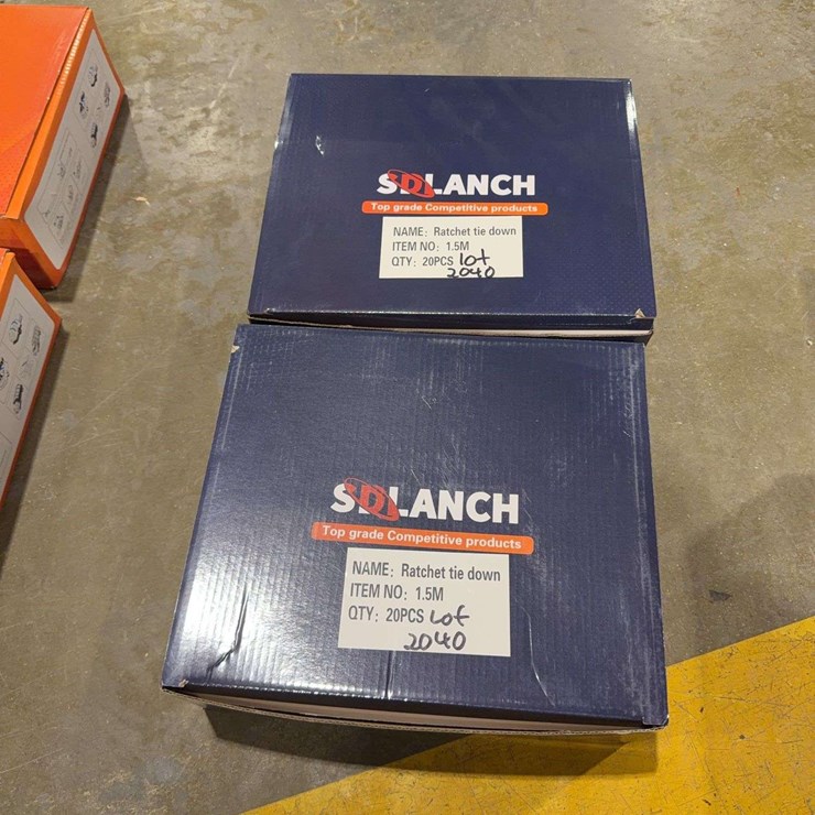 (40) Ratchet Straps 1.5 Meters Long