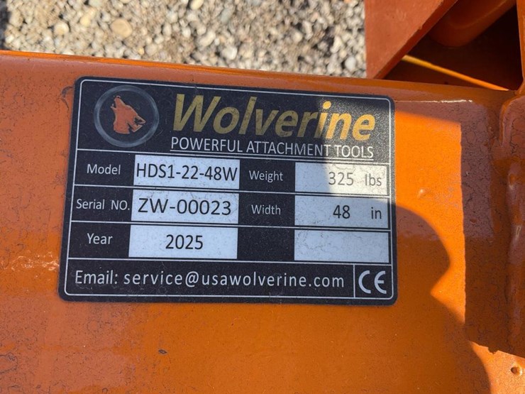 #1362-•-unused-3-point-wolverine-heavy-duty-scraper-image-2