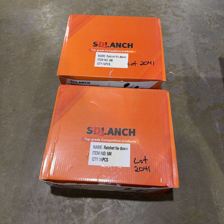 (40) Ratchet Straps 5 Meters Long