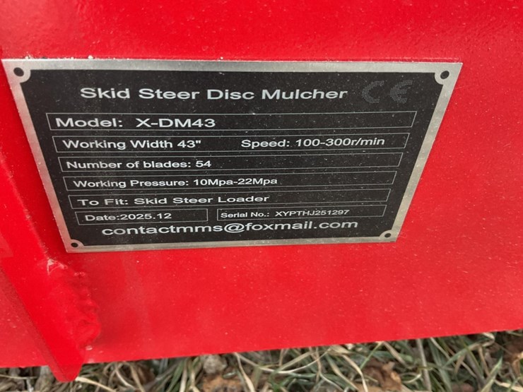 giyi-gy-x-dm43-skid-steer-disc-mulcher,-43"-width,-39"-cutter-diameter-image-2