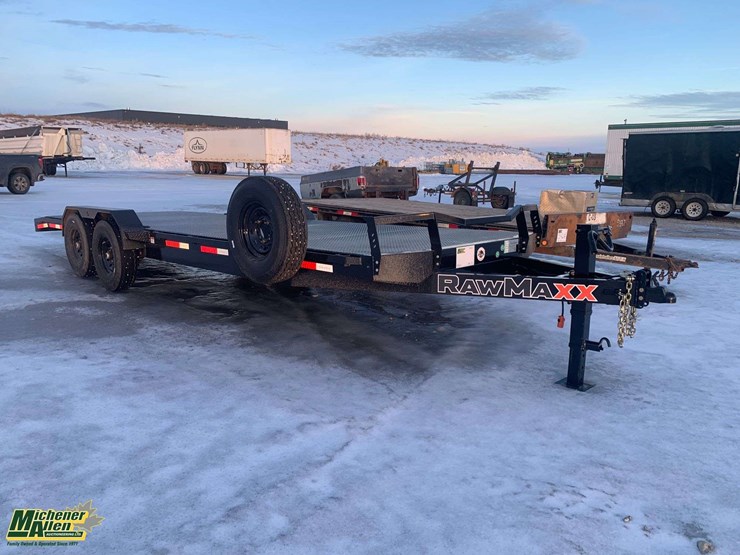 2026-rawmaxx-ecx24bp16k-t/a-24ft-ball-hitch-equipment-trailer-image-2