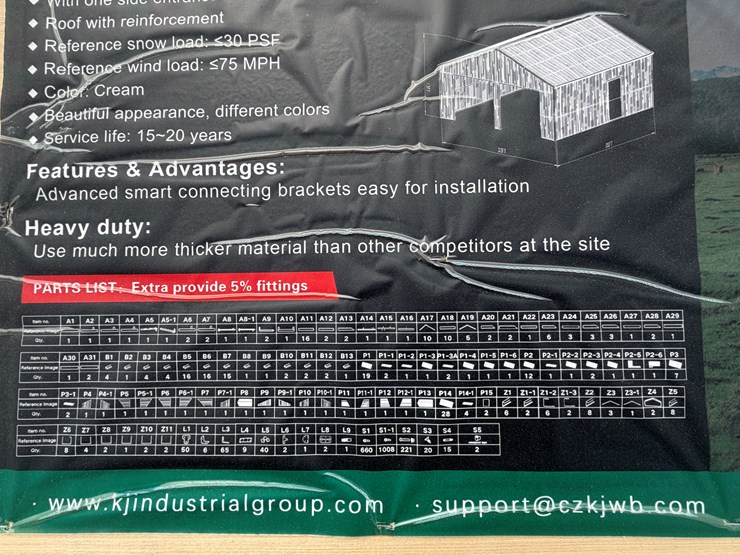 #8656-•-2025-unused-23ftx22ft-double-garage-metal-shed-image-6