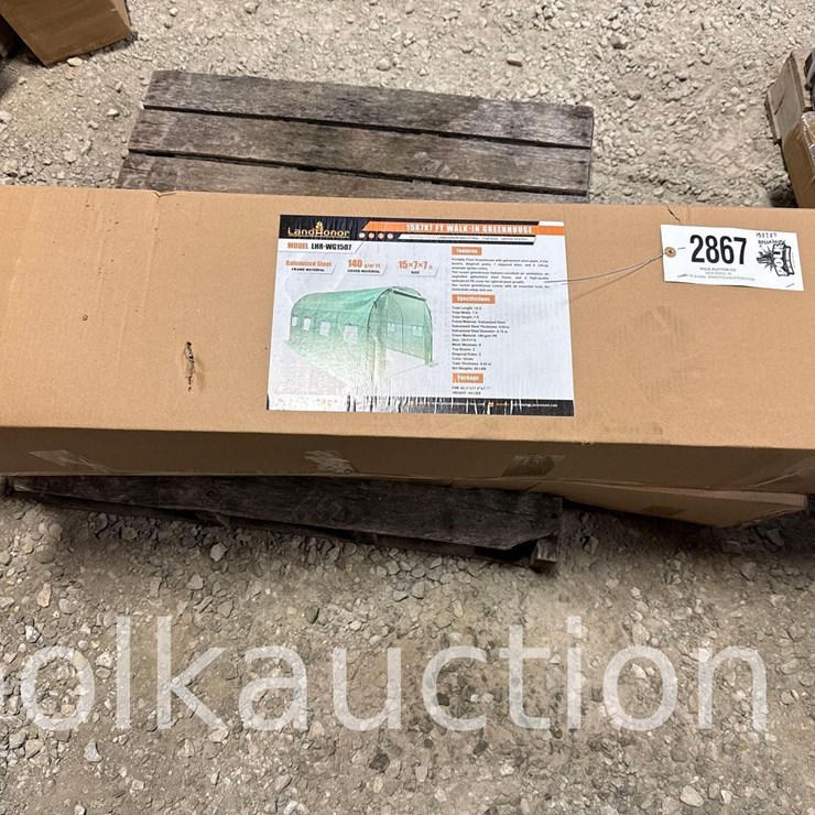 2867 - 15' x 7' x 7' WALK IN GREEN HOUSE