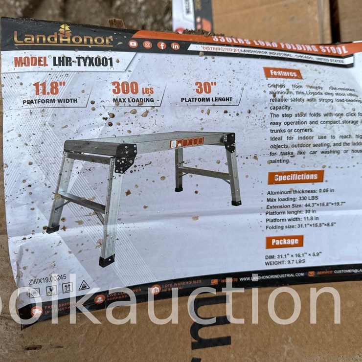 2835 - 330# CAPACITY FOLDING STOOL