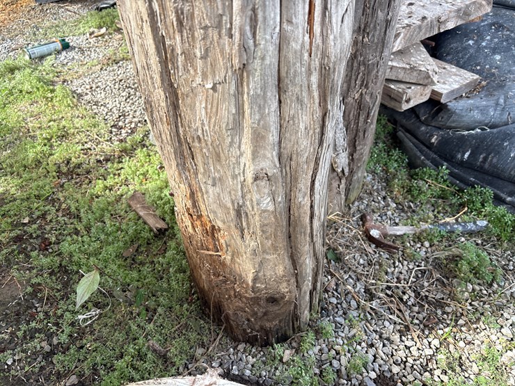 #382-•-lot-of-4-15+-ft-antique-reclaimed-cypress-beams-image-9