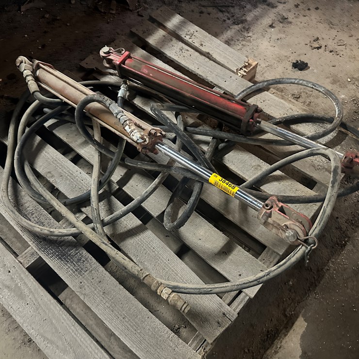 #38468 • Lot of (2) Hydraulic Cylinders